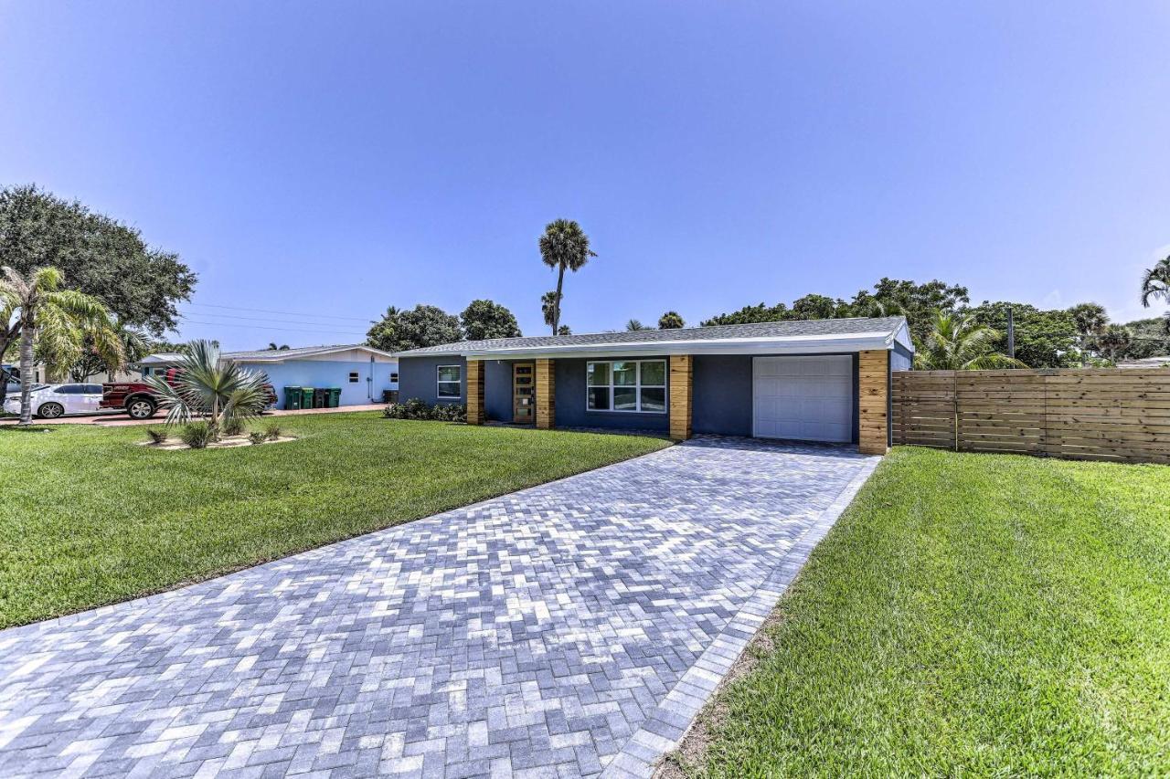 Beach House With Outdoor Kitchen, Walk To Coast Cocoa Beach Eksteriør bilde