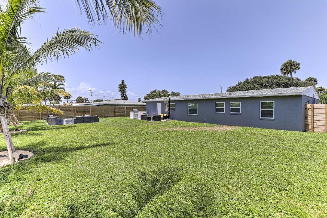 Beach House With Outdoor Kitchen, Walk To Coast Cocoa Beach Eksteriør bilde