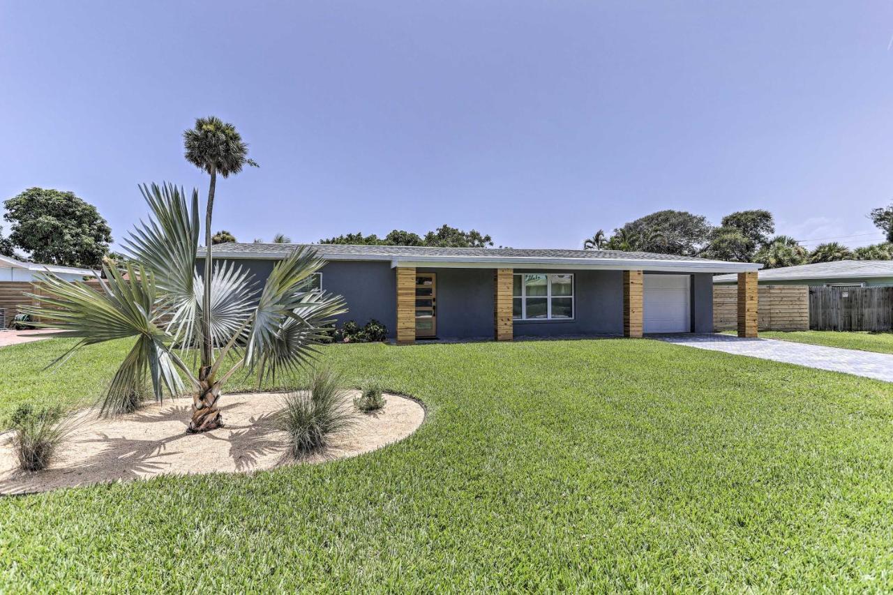 Beach House With Outdoor Kitchen, Walk To Coast Cocoa Beach Eksteriør bilde
